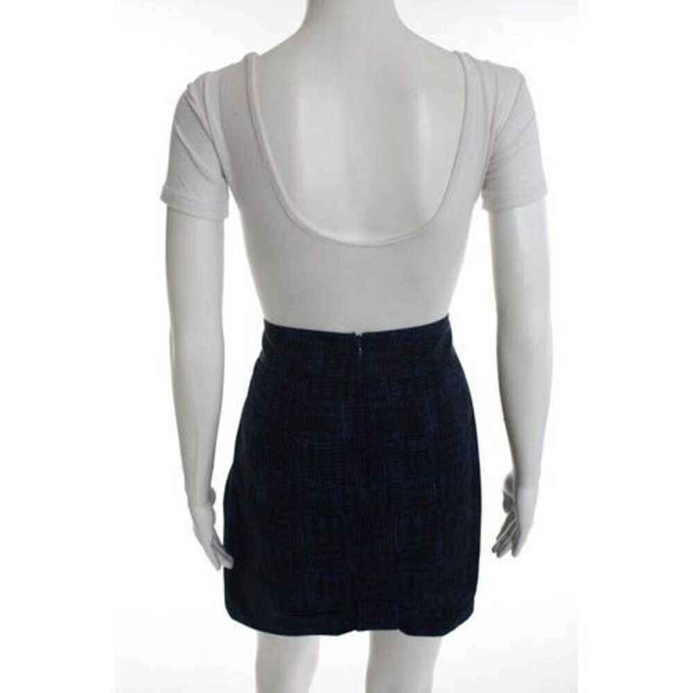 Marc By Marc Jacobs Multi Colored Cotton Zipper Back Pencil Skirt Size 10 - Picture 3 of 5